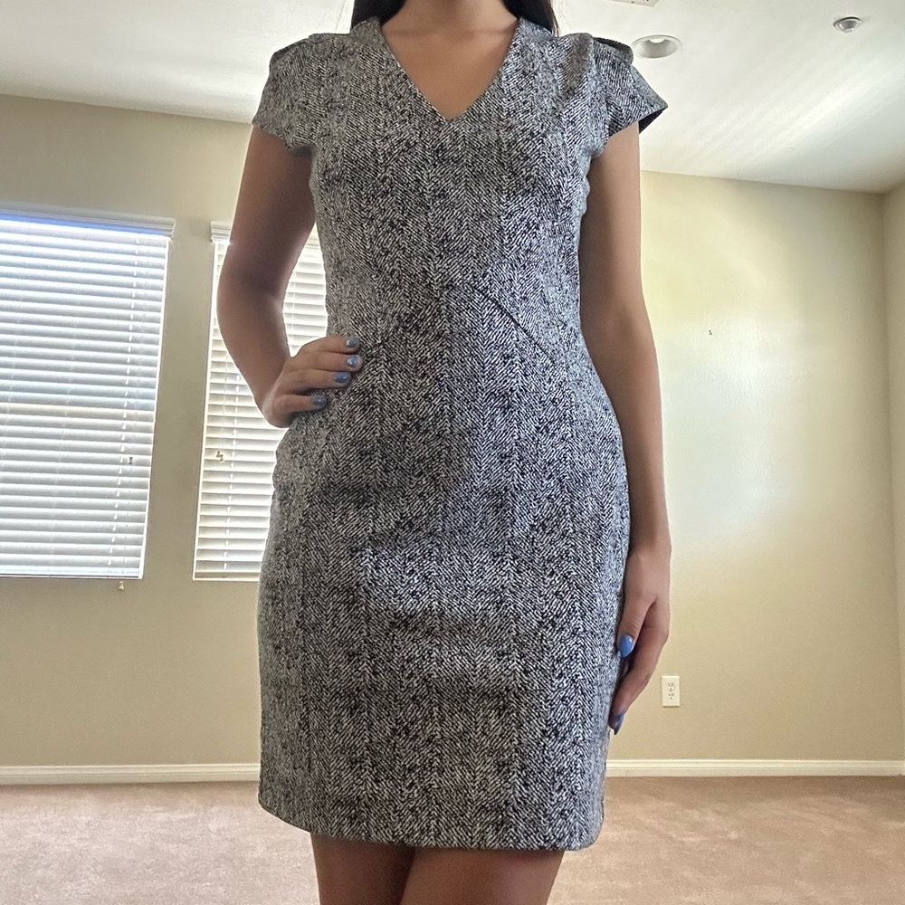 Express Gray Business Dress